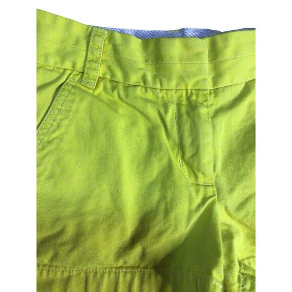 J Crew Womens Broken In Chino 100% Cotton Shorts Yellow Size 0 Preppy Summer - Picture 7 of 7